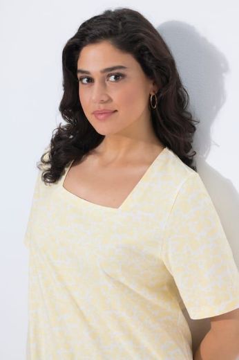 Plus size veliki brojevi Majica kratkih rukava dužeg kroja za punije