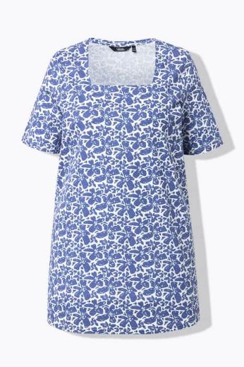 Plus size veliki brojevi Majica kratkih rukava dužeg kroja za punije