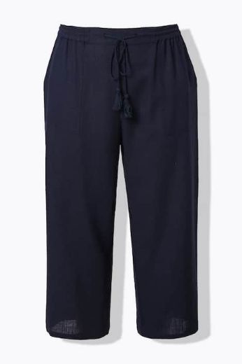 Plus size veliki brojevi Hlače širokih nogavica elastičnog struka za punije