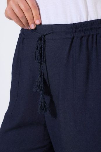 Plus size veliki brojevi Hlače širokih nogavica elastičnog struka za punije