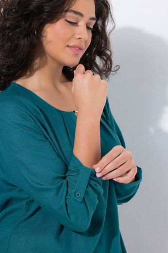 Plus size veliki brojevi Bluza 3/4 rukava za punije