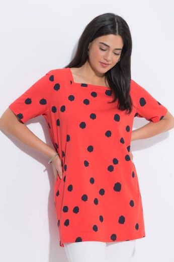 Plus size veliki brojevi Majica kratkih rukava dužeg kroja za punije