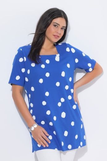 Plus size veliki brojevi Majica kratkih rukava dužeg kroja za punije