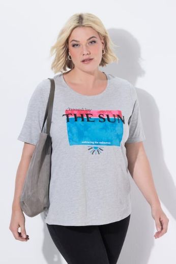 Plus size veliki brojevi Majica kratkih rukava okrulog izreza za punije