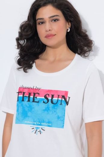 Plus size veliki brojevi Majica kratkih rukava okrulog izreza za punije