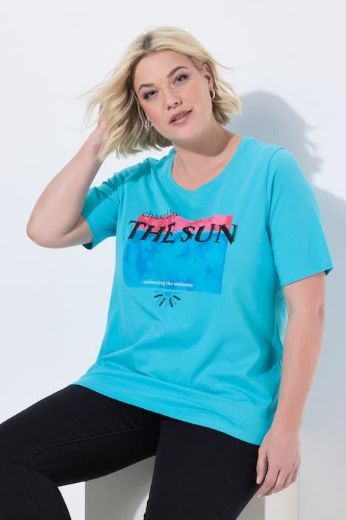 Plus size veliki brojevi Majica kratkih rukava okrulog izreza za punije