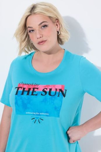 Plus size veliki brojevi Majica kratkih rukava okrulog izreza za punije