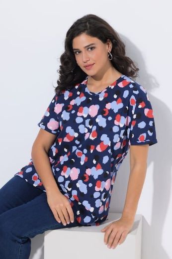 Plus size veliki brojevi Majica kratkih rukava šireg kroja za punije