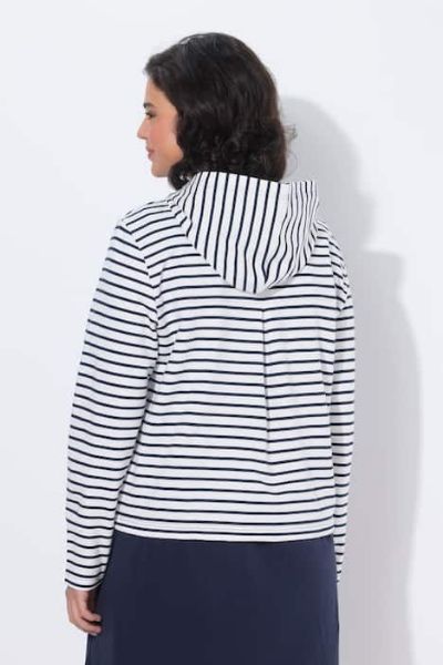 Veliki brojevi Majica dugih rukava s patentnim zatvaračem i kapuljačom moda za punije