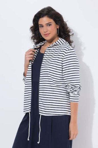 Plus size veliki brojevi Majica dugih rukava s patentnim zatvaračem i kapuljačom za punije