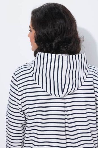 Plus size veliki brojevi Majica dugih rukava s patentnim zatvaračem i kapuljačom za punije