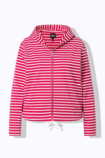 Plus size veliki brojevi Majica dugih rukava s patentnim zatvaračem i kapuljačom za punije