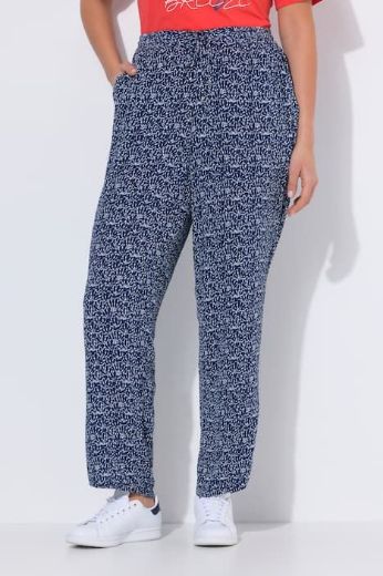 Plus size veliki brojevi Hlače široke elastičnog struka za punije