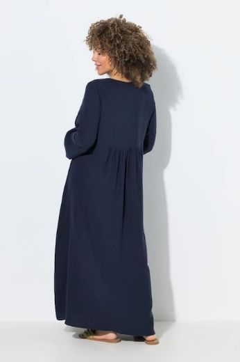 Plus size veliki brojevi Haljina dugih rukava A kroja za punije