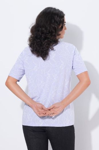 Plus size veliki brojevi Majica kratkih rukava V izreza za punije