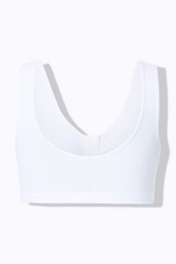 Plus size veliki brojevi Korzet na kopčanje s prijeda pamučni za punije