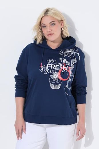 Plus size veliki brojevi Majica dugih rukava s kapuljačom za punije