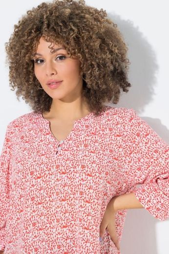 Plus size veliki brojevi Tunika poludugih rukava s izrezom za punije