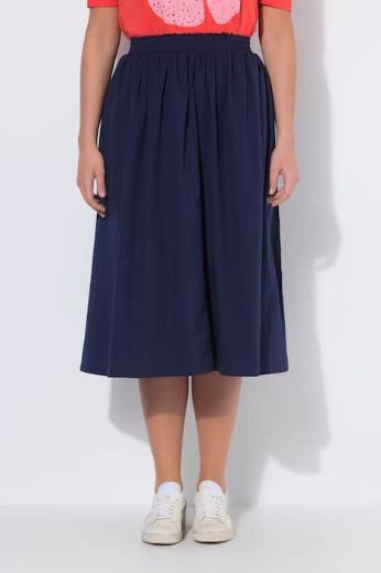 Plus size veliki brojevi Suknja midi elastičnog struka za punije