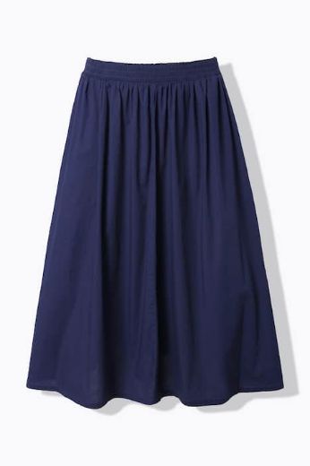 Plus size veliki brojevi Suknja midi elastičnog struka za punije