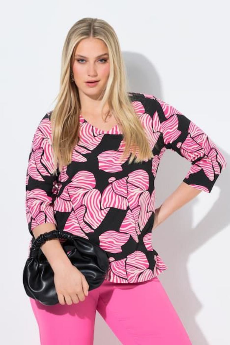 Plus size veliki brojevi Majica 3/4 rukava za punije