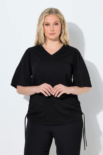 Plus size veliki brojevi Majica kratkih rukava V izreza za punije