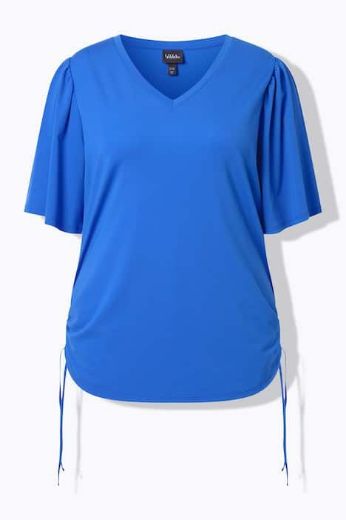 Plus size veliki brojevi Majica kratkih rukava V izreza za punije