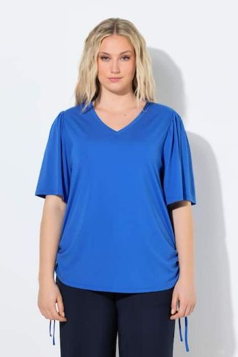 Plus size veliki brojevi Majica kratkih rukava V izreza za punije