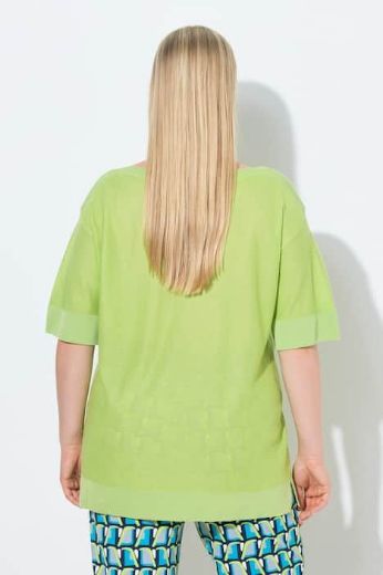 Plus size veliki brojevi Pulover kratkih rukava šireg kroja za punije