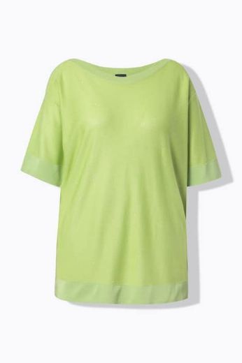 Plus size veliki brojevi Pulover kratkih rukava šireg kroja za punije