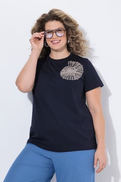 Veliki brojevi Majica kratkih rukava moda za punije