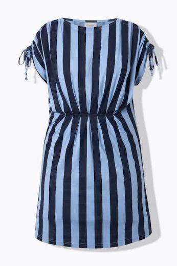 Plus size veliki brojevi Tunika bez rukava prugasta za punije