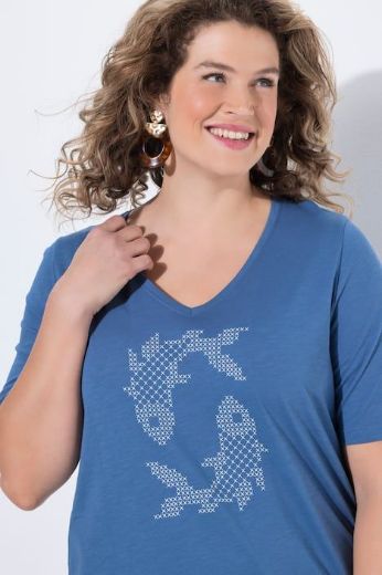 Plus size veliki brojevi Majica kratkih rukava pamučna za punije