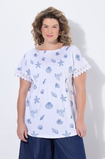 Plus size veliki brojevi Majica kratkih rukava pamučna za punije