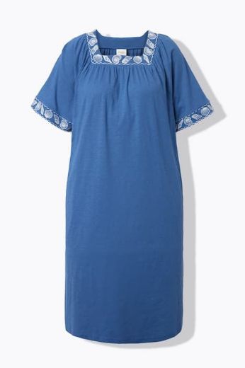 Plus size veliki brojevi Haljina midi kratkih rukava za punije