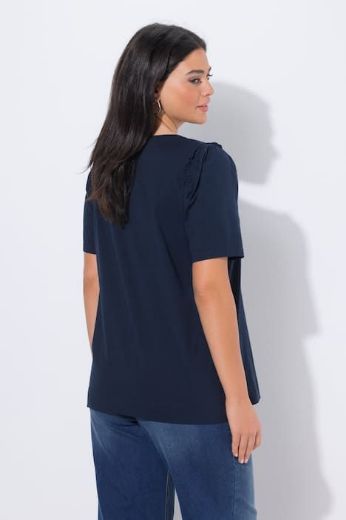 Plus size veliki brojevi Majica kratkih rukava A kroja okruglog izreza za punije