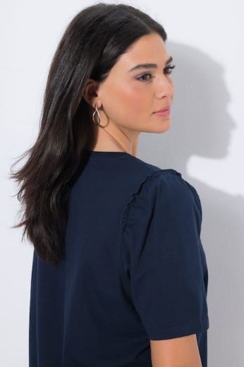 Plus size veliki brojevi Majica kratkih rukava A kroja okruglog izreza za punije