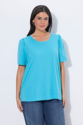 Plus size veliki brojevi Majica kratkih rukava A kroja okruglog izreza za punije