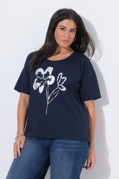 Veliki brojevi Majica kratkih rukava šireg kroja moda za punije