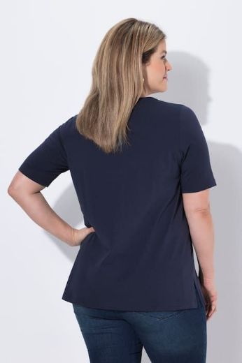 Plus size veliki brojevi Majica kratkih rukava četvrtasti izrez za punije