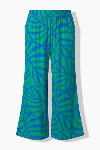 Plus size veliki brojevi Hlače širokih nogavica elastičnog struka za punije