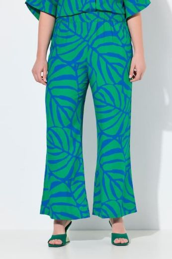 Plus size veliki brojevi Hlače širokih nogavica elastičnog struka za punije