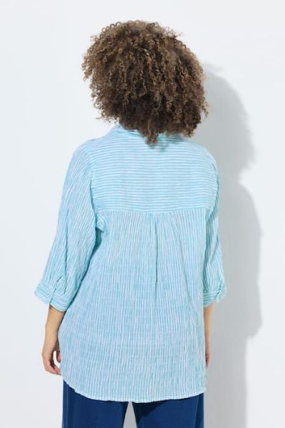 Veliki brojevi Bluza 3/4 rukava A kroja moda za punije