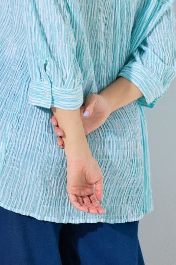 Plus size veliki brojevi Bluza 3/4 rukava A kroja za punije