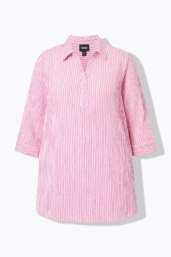 Plus size veliki brojevi Bluza 3/4 rukava A kroja za punije