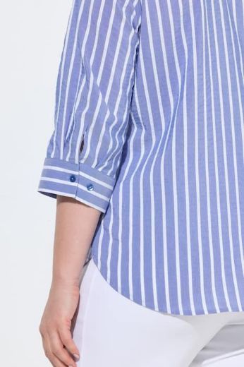 Plus size veliki brojevi Bluza 3/4 rukava A kroja za punije