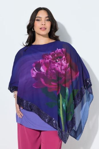 Plus size veliki brojevi Bluza od šifona 3/4 rukava za punije