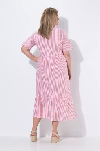 Plus size veliki brojevi Haljina maxi kratkih rukava A kroja za punije