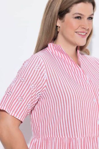 Plus size veliki brojevi Haljina maxi kratkih rukava A kroja za punije