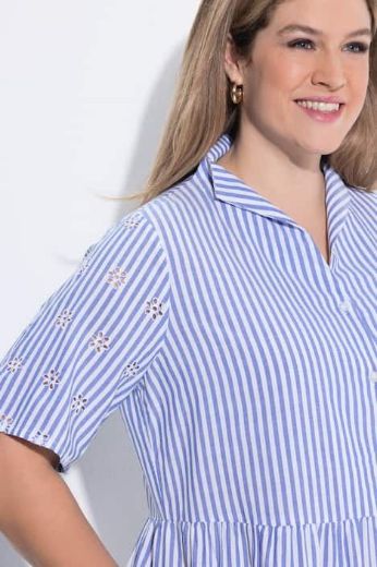 Plus size veliki brojevi Haljina maxi kratkih rukava A kroja za punije